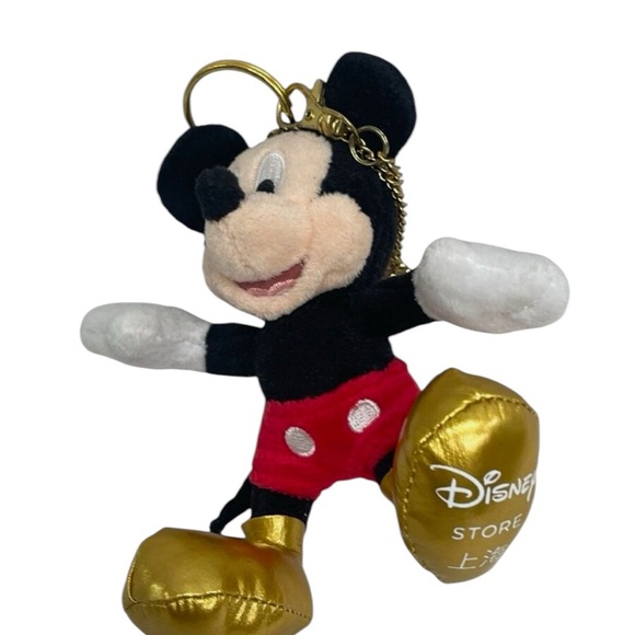 Shanghai Disney Store Exclusive Mickey Mouse Key Chain With Golden Shoes LE 5000 - Picture 12 of 14